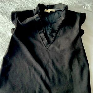 Make, sleevelesss check black blouse in size 2